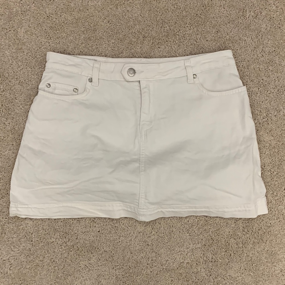 Lacoste white denim skirt size 40